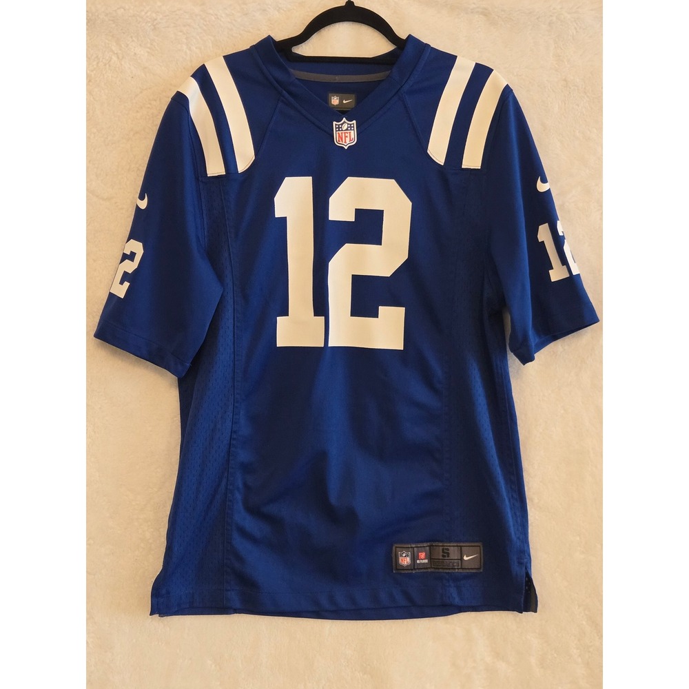 Nike Indianapolis‎ Colts Men's Size Small Blue Jersey Andrew Luck #12 On Field